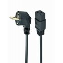 Gembird Type F/C19 1.8m Black Power plug type F C19 coupler