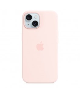 Apple iPhone 15 Silicone Case with MagSafe - Light Pink