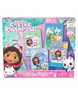Games KPZ KPL Gabbys Dollhouse4 WdPz F23 GML Составная картинка-головоломка 12 шт Мультфильмы