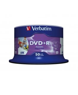Verbatim DVD+R Wide Inkjet Printable No ID Brand