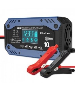 Qoltec 52482 akulaadija sõidukile 12/24 V Must, Sinine