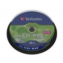 Verbatim CD-RW 12x 700 MB 10 шт