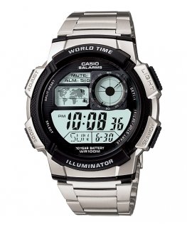 Casio AE-1000WD-1AVDF rokas pulkstenis Rokaspulkstenis Kvarcs Melns, Nerūsējošs tērauds