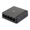 LevelOne GEU-0522 tīkla pārslēgs Gigabit Ethernet (10/100/1000) Melns