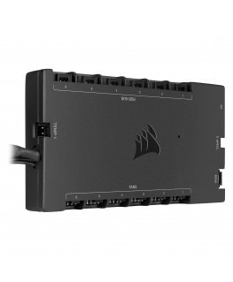 Corsair iCUE Commander Core XT ventilatora apgriezienu ātruma regulators 6 kanāli Melns
