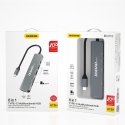 DUDAO Alu 6-in-1 USB3.0 Fast Hub multi-functional Juhtmega ühendatud USB 3.2 Gen 1 (3.1 Gen 1) Type-