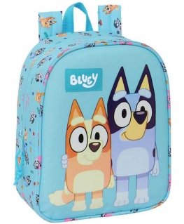 School bag Bluey Sky blue 22 x 27 x 10 cm