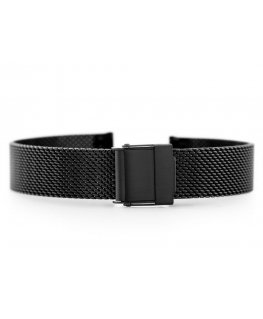 Pacific M6 bracelet - HQ mesh - black 14mm