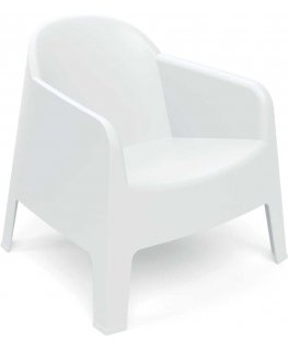 Milan White FERNE garden chair