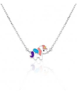 Beneto Playful silver necklace Unicorn AGS1340/40D