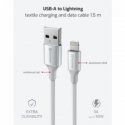 Swissten Textile II USB - Lightning Data and Charging cable 1.5m