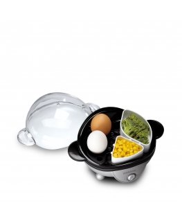 Gastroback Design 42801 munakeetja 7 munad 350 W Must, Hõbe