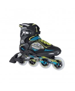 Roller skates FILA Primo LX 90, black-blue-yellow (40)