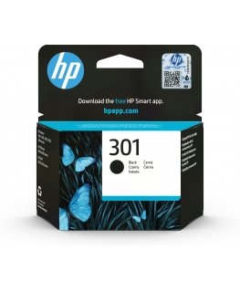 HP 301, оригинальный струйный картридж, черный