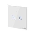 Touch light switch WiFi + RF 433 Sonoff T1 EU TX (2-gang)