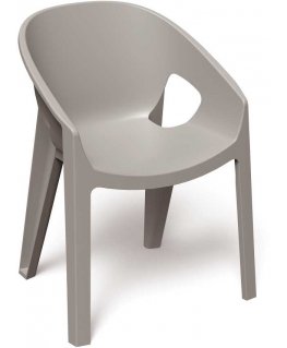 Premo Earthy Toupe FERNE puutarhatuoli käsinojalla