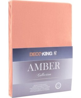 DecoKing Paklodė su guma PEACH 80-90x200+30