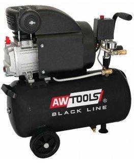 AW-Tools AWTOOLS COMPRESSOR AC24 24L 2.0HP Black LINE