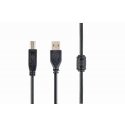 Gembird 3m USB 2.0 A/B M USB cable USB A USB B Black Gembird 3m USB 2.0 A/B M USB cable USB A USB B Black