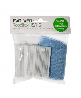 EVOLVEO RoboTrex H5, H6, accessories (3 pcs HEPA filter + 1 pc XXL microfiber cloth)