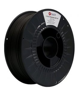 printer 3D C-Tech C-TECH Tisková struna (filament) PREMIUM LINE, PLA, carbon, 1.75mm, 1kg