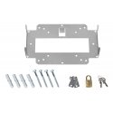LANCOM Wall Mount + Lock (LN, Bulk 10) Metālisks