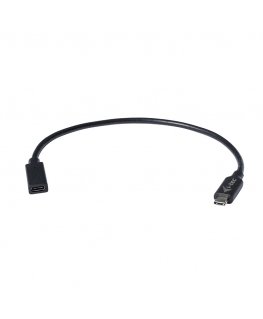 i-tec C31EXTENDCBL USB kabelis 0,3 m USB 3.1 Type-C Juoda
