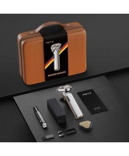 Metz Sword Shaver MZDF032, Titanium Gold - cordless electric shaver