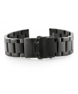 Pacific Model 3 solid bracelet - black 22mm