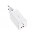 Baseus GaN5 Pro Universal White AC, USB Fast charging Indoor