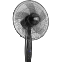 Standing fan controlled by TEESA remote control, black