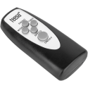 Standing fan controlled by TEESA remote control, black