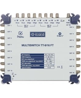 MULTISWITCH TT-9/16-FT-PREMU 9 INPUTS / 16 OUTPUTS PREMU TELMOR