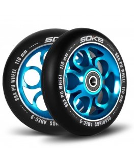 Soke Kółka do hájnogi 110 mm sininen 2 kpl