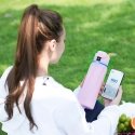 WaterH BOOST Chug Lid smart drink bottle, 946 ml, pink