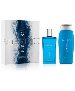Unisex-tuoksusetti Poseidon ANTARCTIC POSEIDON CASE (EDT, 100 ml + suihkugeeli, 250 ml)