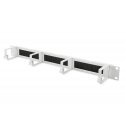 Digitus Cable Management Panel with Brush Entries for 483 mm (19") Cabinets, 1U