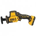 DeWALT DCS312D2-QW zobenzāģis 2800 sitieni minūtē Melns, Dzeltens