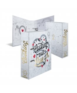 HERMA 19669 spiraalköitja A4 Kuld, Punane, Valge