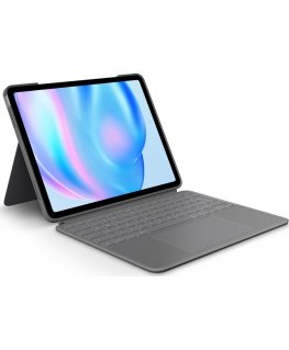 Logitech Combo Touch QWERTZ Saksa Smart Connector Harmaa