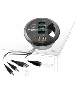 DeLOCK 61990 socket-outlet Black