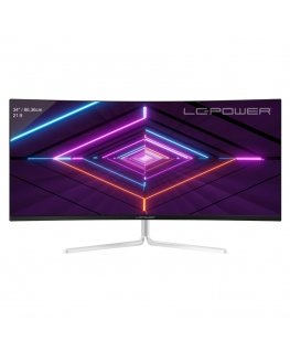 LC-Power LC-M34-UWQHD-100-C-V3 computer monitor 86.4 cm (34") 3440 x 1440 pixels UltraWide Quad HD LCD White