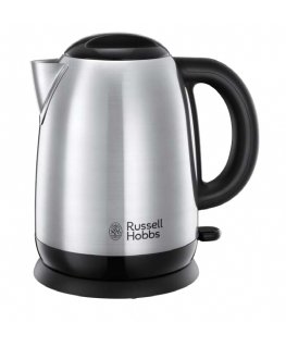 Russell Hobbs Adventure elektriskās tējkanna 1,7 L 2400 W Melns, Sudrabs