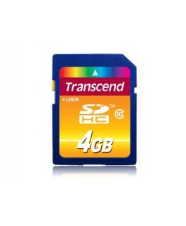 Transcend TS4GSDHC10 mälukaart 4 GB SDHC NAND Klass 10