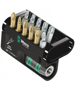 Wera Bit-Check 12 skrūvgrieža uzgalis 12 pcs