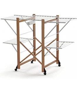 Skalbinių džiovyklė - 132 x 105 cm, ruda