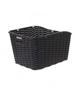 Basil Weave WP Tagakülg Jalgrattakorv Sünteetiline Must