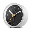 Braun BC12WB Quartz alarm clock Black, White