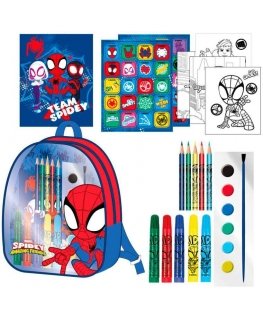 CERDÁ Marvel Spidey and His Amazing Friends backpack stationery set