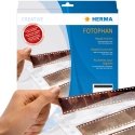 HERMA Negative pockets transparent , 4 films with re-order strips clear 100 pcs. HERMA Negative pockets transparent , 4 films with re-order strips clear 100 pcs.